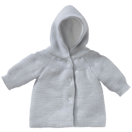 Avis Paletot à capuche en maille naissance BEBE 9 2