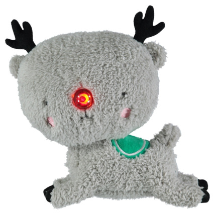 Avis Renne en peluche avec nez lumineux Prémaman 1