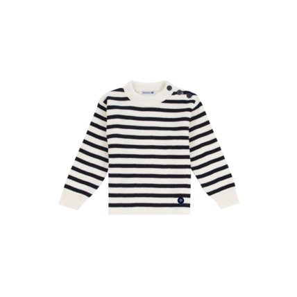 Avis Pull marin rayé "Fouesnant" Kids - Nature/Navire ARMOR-LUX 1