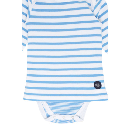 Avis Body rayé Baby - coton - Blanc/Blue ARMOR-LUX 3