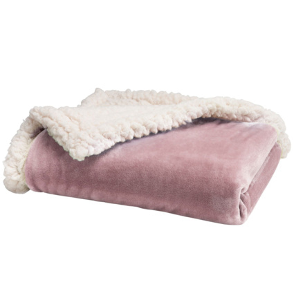 Avis Couverture moelleuse bi-matière Babycalin 1