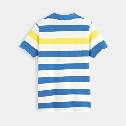 Avis Polo rayé jaune garçon OKAIDI 2
