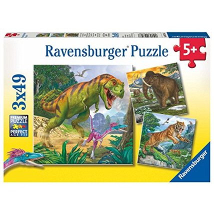 Avis Puzzle - Les maîtres de la préhistoire - 3x49 pièces RAVENSBURGER 1
