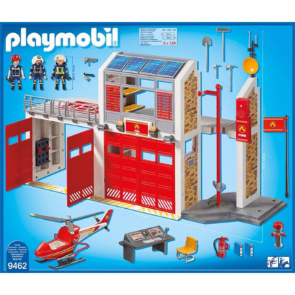 Avis Caserne de pompiers avec hélicoptère - City action PLAYMOBIL 2