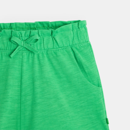 Avis Short en jersey uni vert fille OKAIDI 3