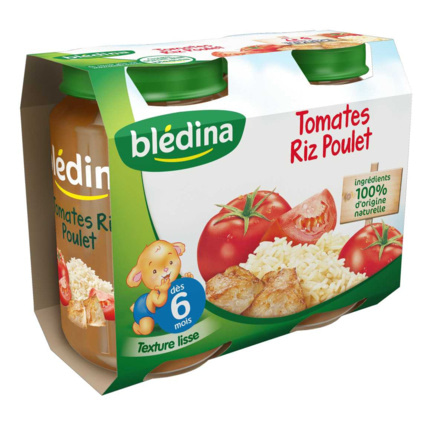 Avis Pot Tomates Riz Poulet 2x200g Blédina 1