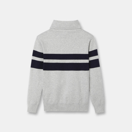 Avis Pull rayé gris garçon OKAIDI 2