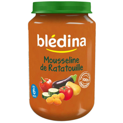 Avis Pot Mousseline Ratatouille 2x200g Blédina 2