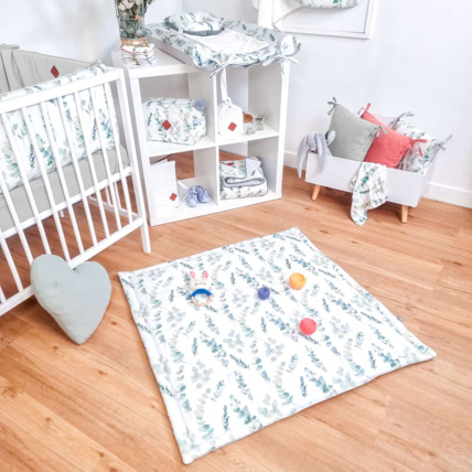Avis Tapis de parc, tapis d'éveil réversible, Eucalyptus Sevira Kids 2