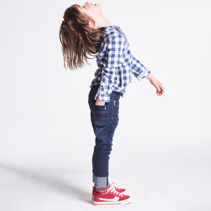 Avis Jean skinny hyper stretch bleu garçon OKAIDI 6