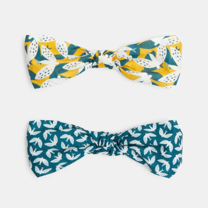 Avis Headband imprimé (lot de 2) jaune fille OKAIDI 1