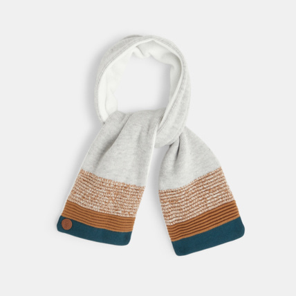 Avis Echarpe tricot multi rayures bébé garçon OBAÏBI 1
