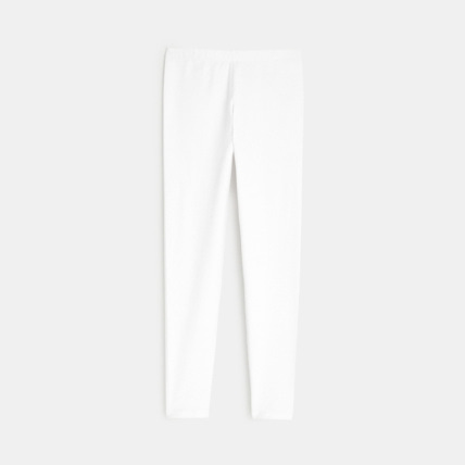 Avis Leggings unis blanc fille OKAIDI 2