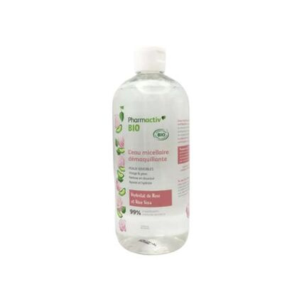 Avis L'eau Micellaire Démaquillante Hydrolat de Rose et Aloe Vera Pharmactiv BIO 2