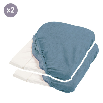 Avis Lot de housses de matelas à langer TINEO 2