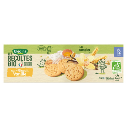 Avis Mon 1er biscuit Vanille - Les Récoltes Bio Blédina 1