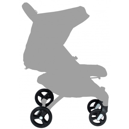 Avis Roues tout chemin pour poussette compacte LOOPING 1