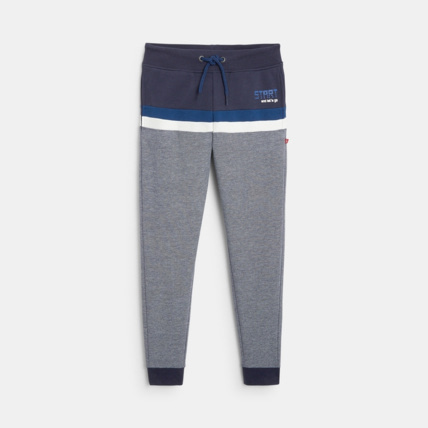 Avis Jogging en coton piqué turquoise garçon OKAIDI 1