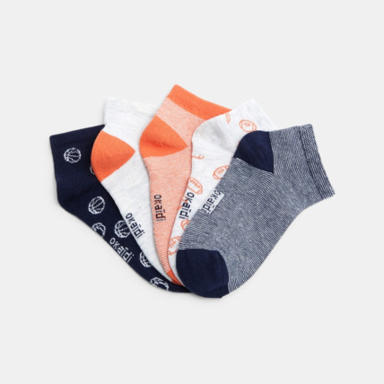 Avis Socquettes fantaisie (lot de 5) orange garçon OKAIDI 2