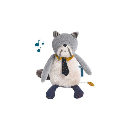 Avis Les Moustaches peluche musicale moulin Roty 1