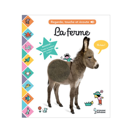 Avis Livre Regarde, touche et écoute - La ferme LAROUSSE 1