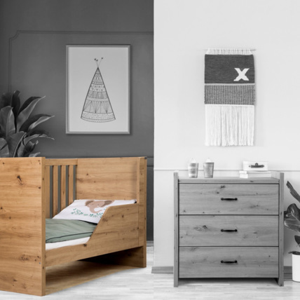 Avis Lit bébé évolutif avec barrière de sécurité AMELIA  Mon Mobilier Design 8