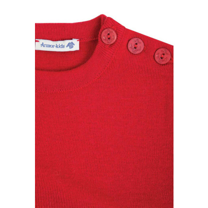 Avis Pull marin "Briac" Kids - laine Mérinos - Braise ARMOR-LUX 2