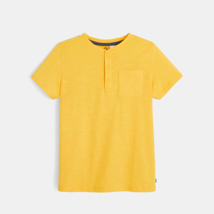 Avis T-shirt tunisien uni jaune garçon OKAIDI 2