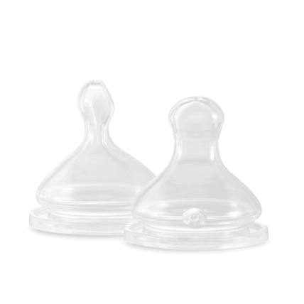 Avis Lot de 2 tétines en silicone Débit Moyen (M) Élhée 2