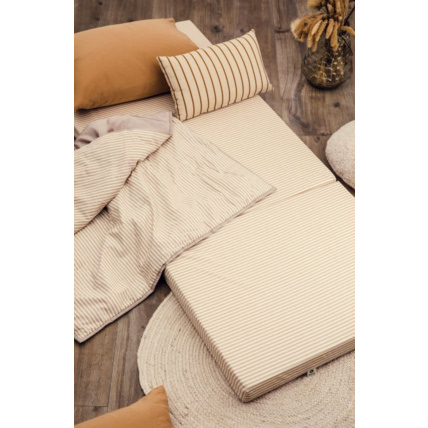 Avis Matelas d'appoint pliant coton bio rayé KADOLIS 1