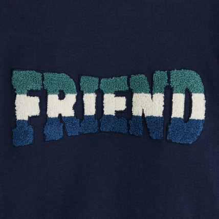 Avis T-shirt manches longues FRIEND bleu garçon OKAIDI 3