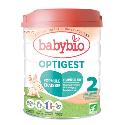 Avis Optigest 2 - Formule épaissie à l'Amidon Babybio 1