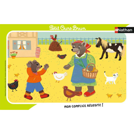 Avis Puzzle Petit Ours Brun à la ferme - de 3 ans RAVENSBURGER 2