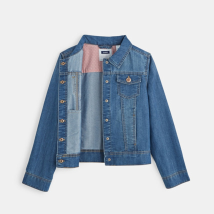 Avis Veste en jean bleu fille OKAIDI 4