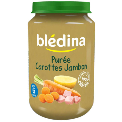 Avis Pot Purée de Carottes Jambon 2x200g Blédina 2