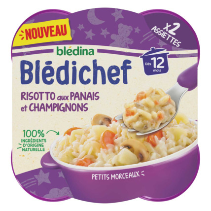 Avis BLEDICHEF Risotto au panais et aux champignons  Blédina 1
