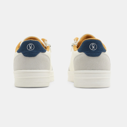 Avis Tennis bicolores mix matières à lacets blanches garçon OKAIDI 5