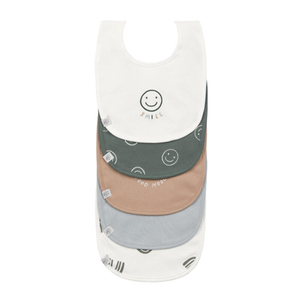 Avis Lot de 5 bavoirs éponge Tiny Smile LÄSSIG 1