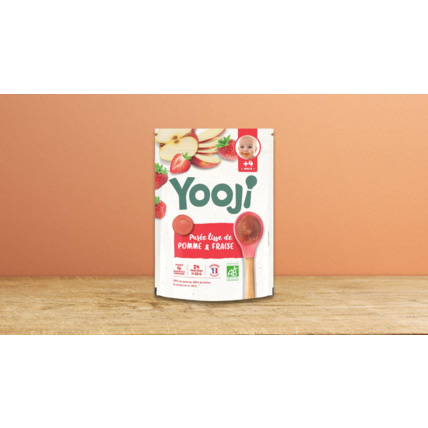 Avis Purée lisse de Pomme et fraise Yooji 1