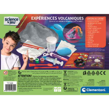 Avis Expériences volcaniques Clementoni 3