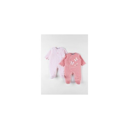 Avis Set de 2 pyjamas 1 pièce en velours NOUKIE'S 3
