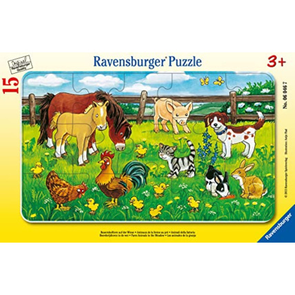 Avis Puzzle - Animaux de la ferme aux pré - 15 pièces RAVENSBURGER 1
