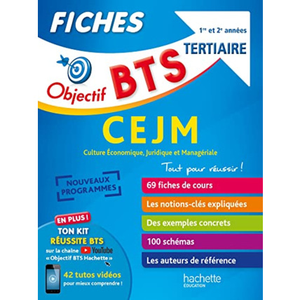 Avis Objectif BTS - Fiches CEJM Hachette Éducation 1