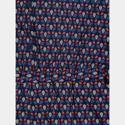 Avis Combishort imprimé bleu fille OKAIDI 4