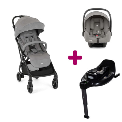 Avis Poussette duo Tourist + siège auto i-snug 2 + i-base encore Joie 1