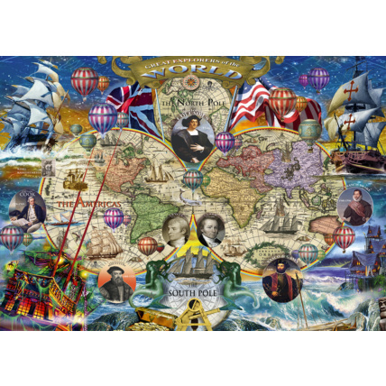 Avis Puzzle Great Explorers of the World ALIPSON PUZZLE 1