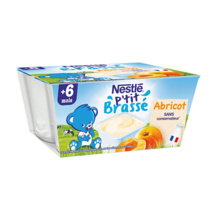 Avis Mini Brassé Abricot P'tit Brassé (6x60g) NESTLÉ 1