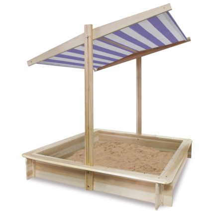 Avis Bac à sable en bois pare-soleil couvercle Miki Mon Mobilier Design 1