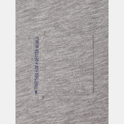 Avis T-shirt à effet superposé gris garçon OKAIDI 2