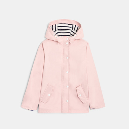 Avis Ciré uni à capuche rose fille OKAIDI 1